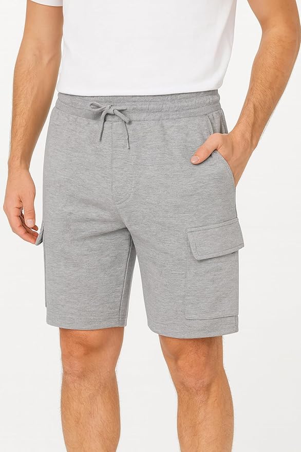 Men’s Everyday Fleece Cargo Shorts – Relaxed Fit Cotton Blend for Gym, Home & Streetwear - TheComfortshop.co.ukMens ShortsthecomfortshopTheComfortshop.co.ukFleece Short Navy SMALLNavySMen’s Everyday Fleece Cargo Shorts – Relaxed Fit Cotton Blend for Gym, Home & Streetwear