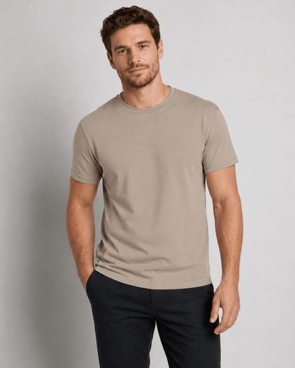 Men's Polycotton T-Shirt | 52% Cotton 48% Polyester | Soft Breathable Everyday Tee - TheComfortshop.co.ukTheComfortshop.co.ukTheComfortshop.co.ukT-Shirt-Stone-SmallStoneSMen's Polycotton T-Shirt | 52% Cotton 48% Polyester | Soft Breathable Everyday Tee - TheComfortshop.co.uk