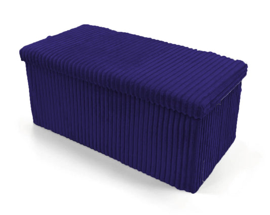 Navy Corduroy Foldable Storage Boxes - TheComfortshop.co.ukFurniture0721718973980thecomfortshopTheComfortshop.co.ukNavy 78cm large collapsible storage containers76cm X 38cm X 38cmNavy Corduroy Foldable Storage Boxes - TheComfortshop.co.uk