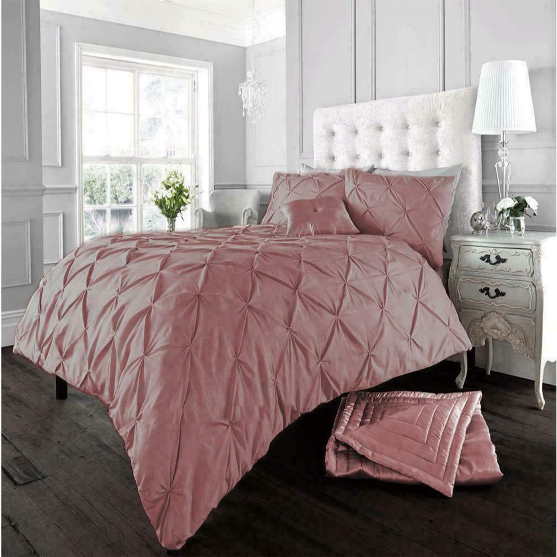 Pintuck Pleated Alexander Alford Duvet Quilt Cover Bedding Set - TheComfortshop.co.ukDuvet Covers0721718974680thecomfortshopTheComfortshop.co.ukAlexander BlushPink Duvet SingleBlush PinkDuvet Cover Set Single OnlyPintuck Pleated Alexander Alford Duvet Quilt Cover Bedding Set - TheComfortshop.co.uk