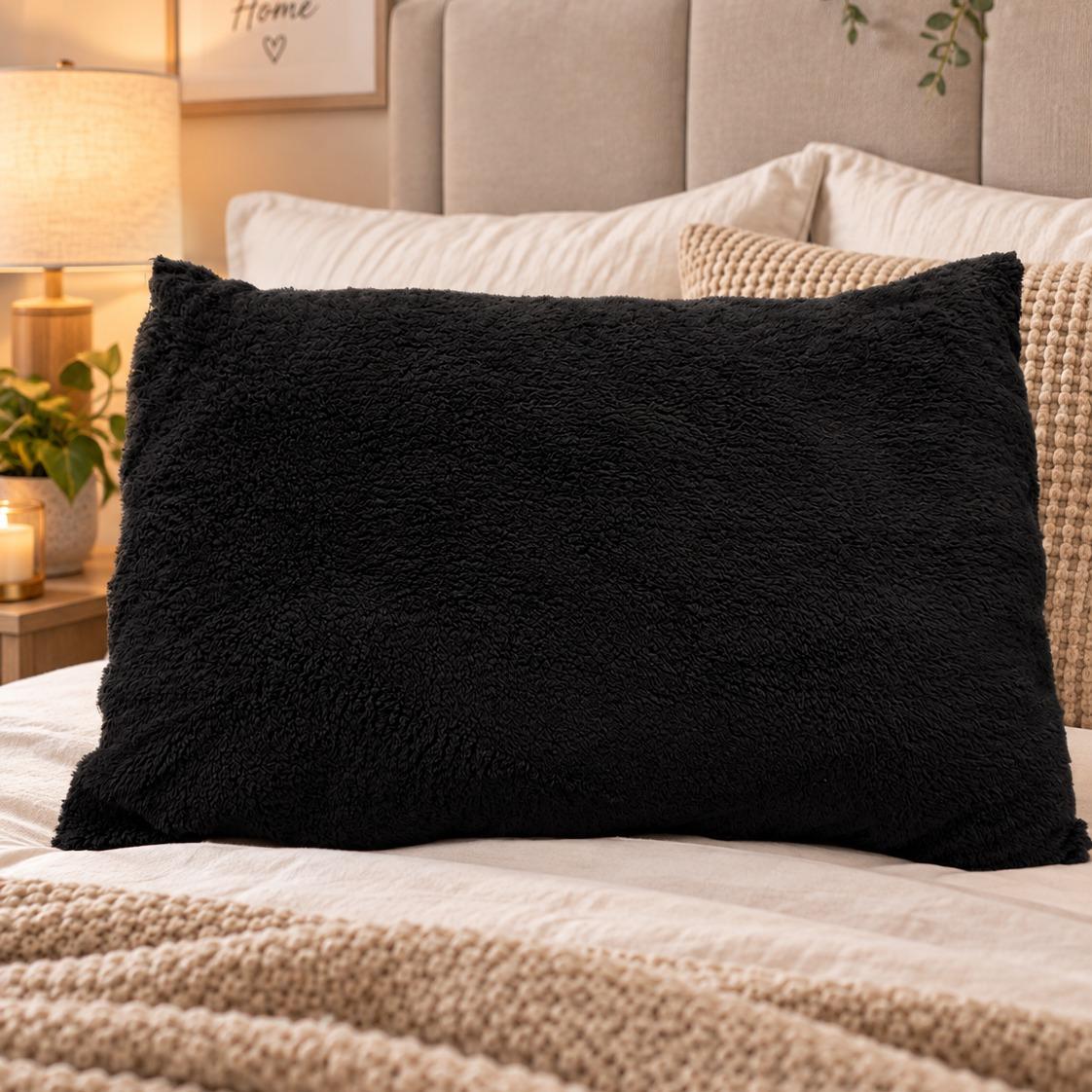 Soft Teddy Fleece Pillows – Pack of 2 – Available in Multiple Colours - TheComfortshop.co.ukTheComfortshop.co.ukTheComfortshop.co.ukteddy filled pillow pack of 2 blackblackSoft Teddy Fleece Pillows – Pack of 2 – Available in Multiple Colours
