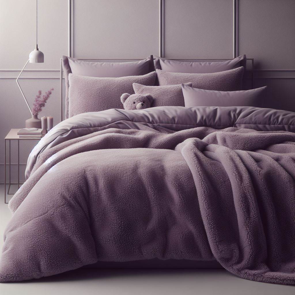 Teddy Bear Fleece Duvet Cover Bedding Set with Pillowcases - TheComfortshop.co.ukDuvet Covers0721718978770thecomfortshopTheComfortshop.co.ukTeddy DC Lilac SuperkingLilacDuvet Cover Set Superking OnlyTeddy Bear Fleece Duvet Cover Bedding Set with Pillowcases - TheComfortshop.co.uk