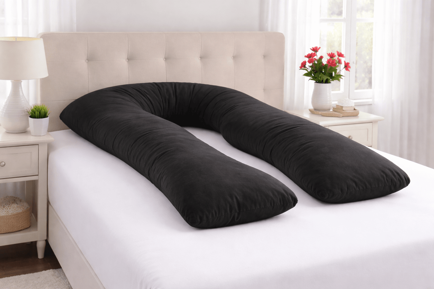 U Shaped 12FT Full Body Pillow Case Cover | Maternity & Pregnancy Support - TheComfortshop.co.ukPillow Case10721718955600thecomfortshopTheComfortshop.co.ukBlack U Cover 12FT OnlyBlackU Shaped 12FT Full Body Pillow Case Cover | Maternity & Pregnancy Support