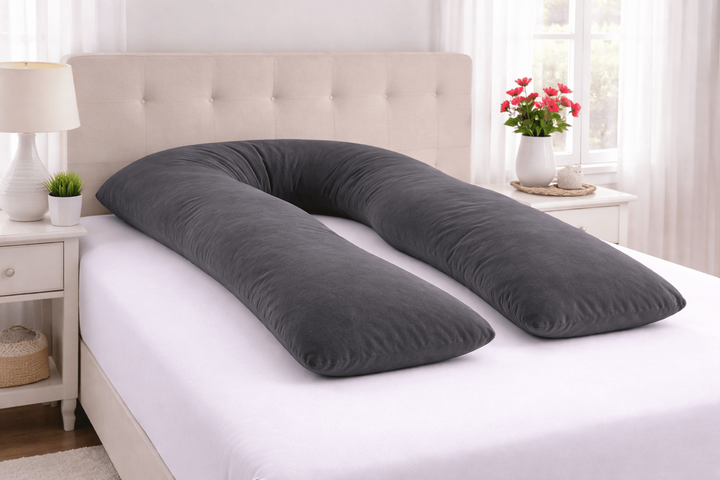 U - Shaped 9FT Body Pillow Case Cover – Maternity & Pregnancy, 21 Colours, Zip Closure - TheComfortshop.co.ukPillow Case10721718955921thecomfortshopTheComfortshop.co.ukGrey U Cover 9FT OnlyGreyU - Shaped 9FT Body Pillow Case Cover – Maternity & Pregnancy, 21 Colours, Zip Closure